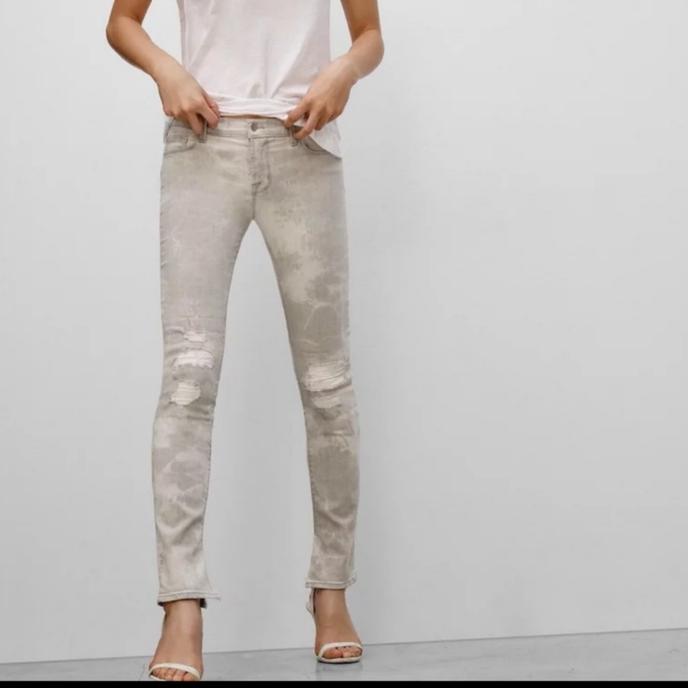J BRAND Rail Jeans Fame tie dye effect size 29